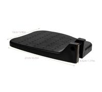 PACKOVE 1 Pair Universal Heavy Duty Wheelchair Footrest Pedals with Elevating Leg Rest Pads, Replacement Foot Supports for Mobility Scooter and Wheelchair Accessories