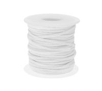 PACKOVE 1 Roll 30 Meter Cotton Braided Candle Wick Spool 32 Strands White Pre Waxed for DIY Candle Making Easy to Ignite Can be Cut to Different Lengths