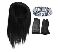 PACKOVE 1 Set Headband Wig for Women Long Straight Natural Look Hair Wig with Band Comfortable Wear for Daily Life Parties Concerts Synthetic Hairpiece