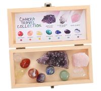 PACKOVE 1 Set Natural Crystal Raw Mineral Stones for Zen Meditation Yoga and Feng Shui Home Decor Educational DIY Projects Irregular Polished Specimens Authentic Quartz Crystals