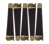 PACKOVE 10 Pcs 12cm Antique Green Metal Handbag Flex Frame Replacement DIY Purse Internal Spring Clip Hinges for Handcraft Sewing and Purse Making