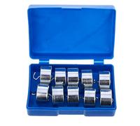 PACKOVE 10 Pcs Metal Hook Weights Lightweight Portable Educational Instrument for Mechanics Physics Teaching and Experimental Use