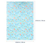 PACKOVE 10 Sheets Floral Wrapping Paper Bouquet with Animal Cartoon Designs Packaging Paper for Birthday and Valentine’S Day 10Pcs Squirrel Butterfly Printed