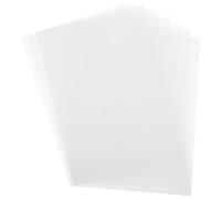 PACKOVE 10 Sheets PVC Printable Sheets for Laser Printing Compatible with Dye and Pigment Inks, Frosted A4 PVC Material with Vivid Colour Printing, for Creating Unique Cards and Designs