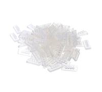 PACKOVE 100 Pcs Non Slip Hair DIY Slip Accessories for Hairpins Transparent Silicone for for Fine Hair and Crafting Projects