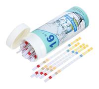 PACKOVE 100pcs 16-in-1 Water Test Strips for Home Drinking Water Quality Testing Ph Chlorine Hardness Nitrate Detection Kit for Tap Monitoring