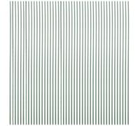 PACKOVE 100pcs 20cm Green DIY Flower Rods Wire Stems for Floral Projects Sturdy Metal Craft Stems Suitable for Wreath Making and Artificial Flower Arrangements