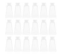 PACKOVE 100pcs 5ml Refillable Lotion Squeeze Tubes for Travel Empty Cosmetic Storage Bottles for Hand Cream, Toothpaste, Lip Balm, Body Lotion Plastic Sample Tubes Bulk