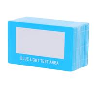PACKOVE 100pcs Blue Light Detection Card for Glasses and Lenses, Portable Paper Test Card with Universal Compatibility for Device Blue Light Exposure and On-the-go Monitoring, Essential