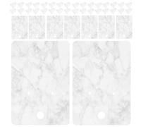 PACKOVE 100pcs Marble Pattern Jewelry Display Cards 5x7cm + 100pcs Necklace Display Cards 6x12cm with 200pcs Earring Storage Holders for Jewelry Packaging and Accessories