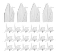 PACKOVE 100pcs White Origami Paper Cranes 5.3inch Pre-Folded Lightweight Decorative Paper Cranes for Wedding Party Photo Props and Birthday Party DIY Streamer