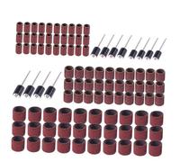PACKOVE 102pcs Rotary Tool Sanding Drum Sanding Kit for Nail Drill Nails Drill Bits Grit