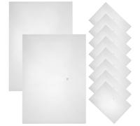 PACKOVE 10pcs A3 Plastic Document Storage Bags with Snap Button, 18 Micron File Folder Organizers for Office and School Filing