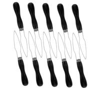 PACKOVE 10pcs Button Hooks Assist Device One Handed Quick Button Threading Tool Snap Fastener Dressing Tool for Shirts Dresses Elderly Care