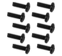 PACKOVE 10pcs Clipper Housing Screws Electric Trimmer Shell Fixing Screws for Accessory Replacement Compatible with Wahl Black