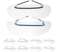 PACKOVE 10pcs Disposable Eye Mask Material Full Goggles Protective Windproof Shield Use Eyes Dust Proof Work Glasses