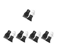 PACKOVE 10pcs Dryer Diffuser Nozzle Plastic Hairdryer Comb Attachment for Curling and Smoothing Hair Styles for Blow Dryer Attachment and Frizz Ease