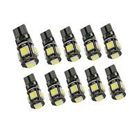 PACKOVE 10pcs Led Reading Light Bulbs Wide-angle Illumination for License Plate Easy and Play Installation Fit for Cars Low Power Consumption