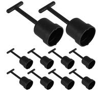 PACKOVE 10pcs Plastic G9 Lamp Socket Wrench Set with T-Type Hex Key for Lamp Shade Ring Removal and Light Bulb Socket Extraction Multi-Function Tool for Decorative Holder Maintenance