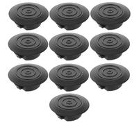 PACKOVE 10pcs Plastic Side Skirt Trim Clips with Drain Hole Covers for Sedan Models, Front Rear Mud Guards Replacement, Automotive Floor Drain Plug Splash Guards