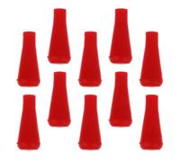PACKOVE 10pcs Rubber Broadhead Arrow Tips for Archery Game, 6mm Soft Blunt Points for Carbon Arrow Shafts, for Archery Practice and Targeting Sessions