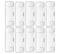 PACKOVE 10pcs Safety Cases Travel Case 5.78x2.24x0.98in Plastic Compact Manual Box for Traveling and Suitcase Storage