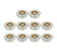 PACKOVE 10pcs Steel Drive Wheelchair Front Fork Bearings Replacement Parts with Bowl-Shaped Design for Smooth Rolling and Precise Compatibility, for Outdoor Use and Rehabilitation