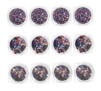 PACKOVE 12 Boxes Stars Shape Nail Sequins Set for DIY Manicure Lightweight Portable Nail Art Accessories for Custom Designs Durable Glitter Studs