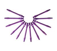 PACKOVE 12pcs Aluminum Alloy Shafts Portable Lightweight Unique Shape Fashionable Replacement Shaft Supplies for Darts Lovers Indoor Leisure Games