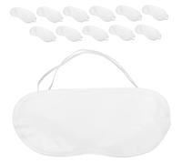 PACKOVE 12pcs Disposable Eye Covers for Travel Sleeping Comfortable Blank Eye Covers for Home Office Nap for Men Women Protection Masks for Game Blindfolds