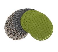 PACKOVE 12pcs Pvc Tea Coasters Set Heat Resistant Tableware Mats, Comfortable Feel and No Rough Edges, for Home Decoration and Protecting Surfaces Assorted style