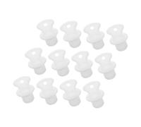 PACKOVE 12PCS Rubber Stopper Plugs for Hot Water Bottles Leakproof Sealing Caps Heat-Resistant Replacement Stoppers for Warm Water Bags and Bottles White