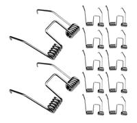 PACKOVE 12pcs Stainless Steel Hair Clipper Spring Replacement for Electric Hair Clippers and Clipper Blades, Precision Torsion Spring with Resilience for Barber Shop and Daily Grooming