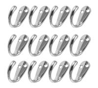PACKOVE 12pcs Vintage American Country Style Single Prong Alloy Wall Mounted Coat Hook for Jackets and Umbrellas, Sturdy and Space Efficient Storage Solution for Bathrooms and Living