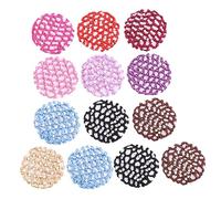 PACKOVE 13Pcs Dancer Snoods Hair Bun Holding Nets Elastic Hair Accessories for Women for Keeping Hair Neat Tidy for Formal Occasions