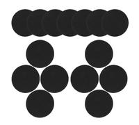 PACKOVE 15pcs Adjustable Eva Table Leg Pads for Pool Table Accessories Black Anti-slip Floor Protectors Enhancing Stability for Club and Game Room Use Billiards Foot Elevating Accessory