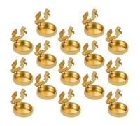 PACKOVE 15pcs Button Covers for Dress Shirt Shirt Button Covers Copper No-sew 15mm Yellow Secure Fit and Blouses Casual and Formal Occasions Women and Men