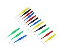 PACKOVE 15pcs Multimeter Test Probes 0.7mm Piercing Needle Pins for Automotive Testing with Copper and Stainless Steel Material, Ergonomic Design for Accurate Electronic and Random Color