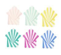 PACKOVE 16 Sheets Cartoon Stripe Napkins Disposable Party Supplies for Birthday Celebrations Premium Quality Tissue for Comfortable Wiping Adorable Yellow Design Essential