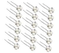 PACKOVE 18pcs Pearl Rhinestone Shaped Hairpins for Brides Elegant Wedding Hair Accessories for Bridal Hairstyles and Special Occasions