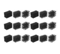 PACKOVE 18pcs Special Effects Makeup Sponges, Black Face Paint Sponge for Fake Scratches and Scars, Gentle Sponge for Skin, for Halloween and Parties