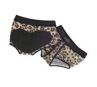 PACKOVE 1pair Belly Dance Foot Covers Elastic Half Palm Cushions for Women Lightweight Dance Practice Shoes for Ballet Activities Leopard Print
