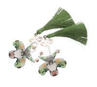 PACKOVE 1Pair Mini Kite Tassel Hair Clips Handmade Chinese Style Hairpins for Hanfu Dress Up Decorative Tassels Hairpin Traditional Asian Hair Accessories for Women