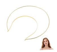 PACKOVE 1PC Elegant Gold Headband Delicate Hair Accessory for Beauty Pageants and Special Events Dainty Hoops for Women and Design for Parties and Banquets