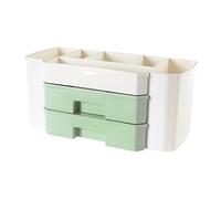 PACKOVE 1Pc Green Jewelry Box Cosmetic Storage Container with Drawer Versatile Organizer Rack for Home for Desktop Living Room and Closets Capacity for Jewelry and Cosmetics