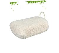 PACKOVE 1PC Hemp Bathing Shower Sponge Brush Exfoliating Body Scrubber for Smooth Skin for Deep Cleansing and Back Massage for Adults