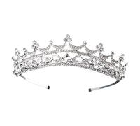 PACKOVE 1Pc Shiny Crystal Wedding Crown for Bride Elegant Retro Headdress Comfortable Fit Durable Material for Weddings Parties and Special Occasions
