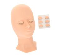 PACKOVE 1set Eyelash Display Mannequin Removable for Makeup Practice Realistic and Eye Replacement for Eyelash Extensions Facial Techniques and Face Painting