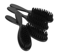 PACKOVE 1set Men Face Grooming Brush Soft Bristle Beard Care Tool for Comfortable Grooming Compact for Travel for Barbershop Go Use 4pcs