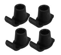 PACKOVE 1set Walker Ski Glides Nonstick Walker Feet Protectors for Durable Replacement Tips for Safe Movement and Sidewalks Easy to Install 4pcs